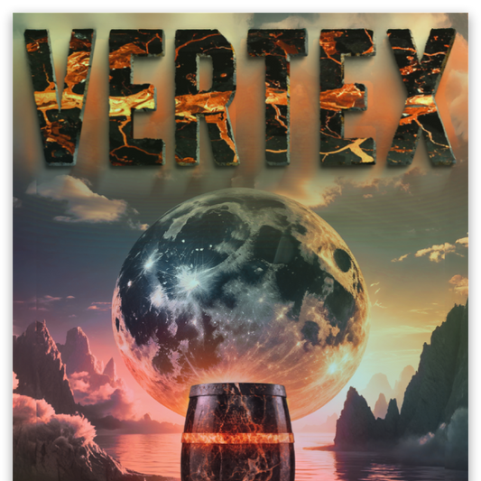 Sticker (Holographic) - Onyx & Amber "VERTEX"