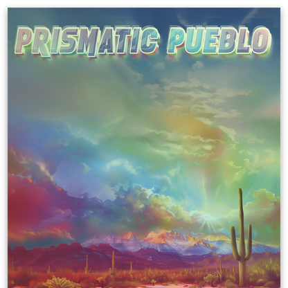 Sticker (Holographic) - River Roots "Prismatic Pueblo"