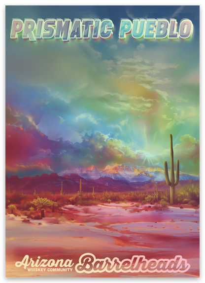 Sticker (Holographic) - River Roots "Prismatic Pueblo"
