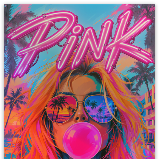 Sticker (Holographic) - Circle City "Pink"