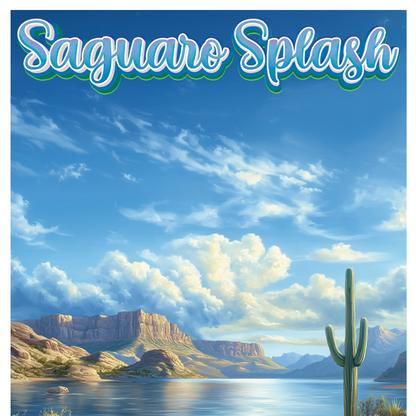 Art Card - River Roots "Saguaro Splash"