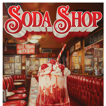 Art Card - Pursuit Spirits "Soda Shop"