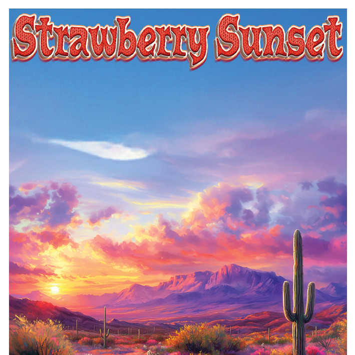 Art Card - River Roots "Strawberry Sunset"