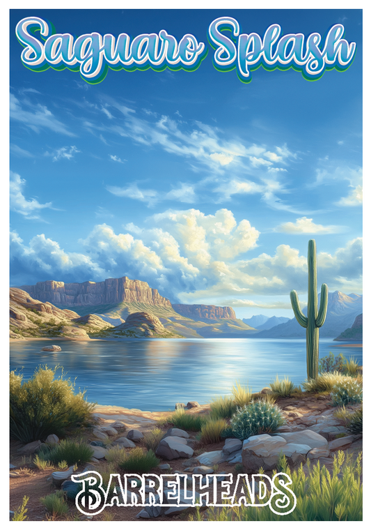 Art Card - River Roots "Saguaro Splash"