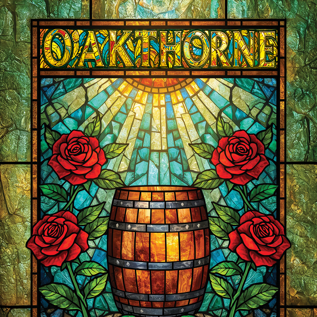 Sticker - Four Roses "Oakthorne"