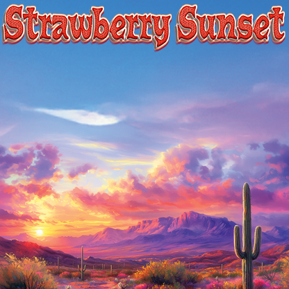 Sticker - River Roots "Strawberry Sunset"