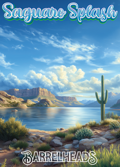 Sticker - River Roots "Saguaro Splash"