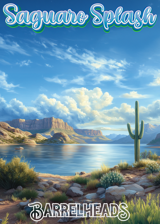 Sticker - River Roots "Saguaro Splash"