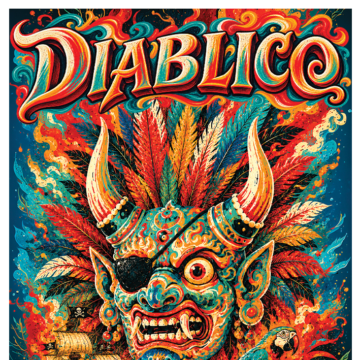 Art Card - Vida Caña "Diablico" (Alt)