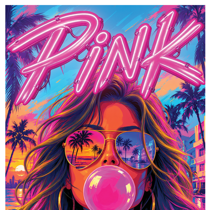 Art Card - Circle City "Pink"